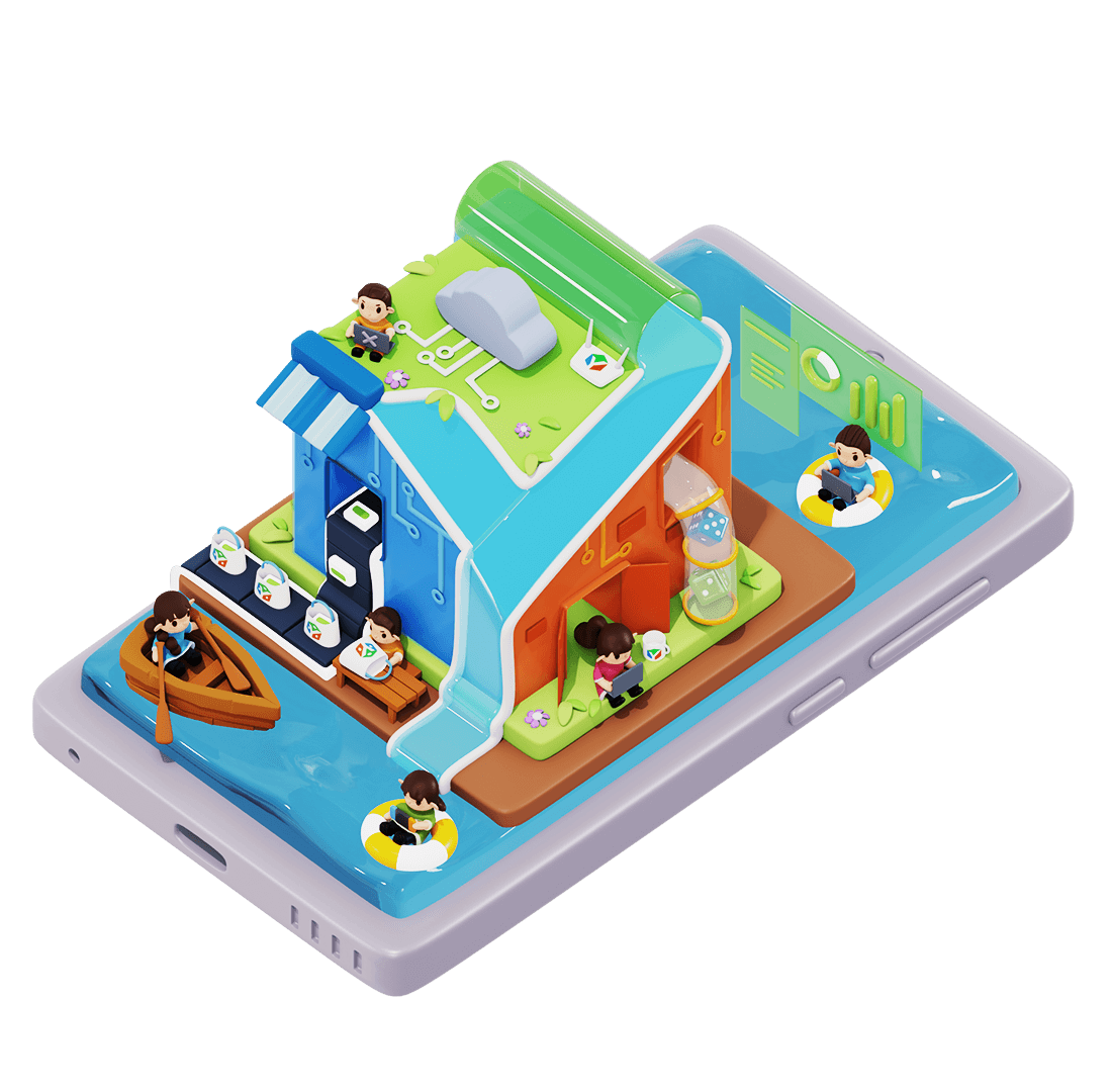 Stylized 3D character art from Yarsa Games